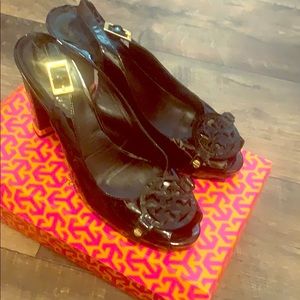 Tory patent heels